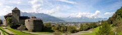 Panoramablick Fürstentum Liechtenstein Von Christian